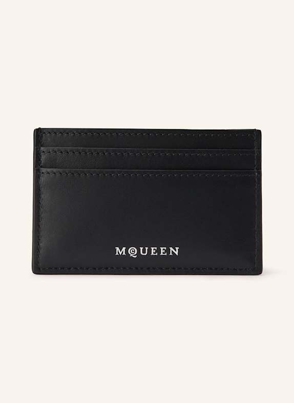 McQUEEN Card case SKULL BLACK