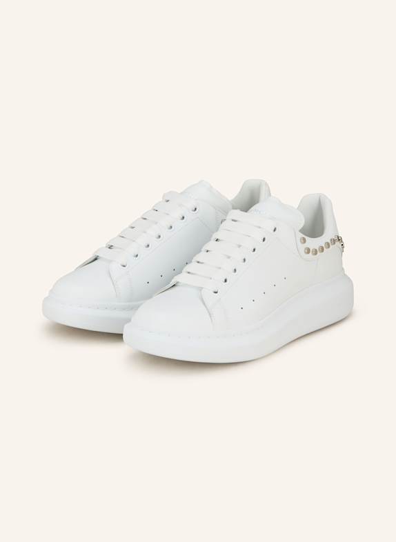 McQUEEN Sneaker mit Nieten WEISS