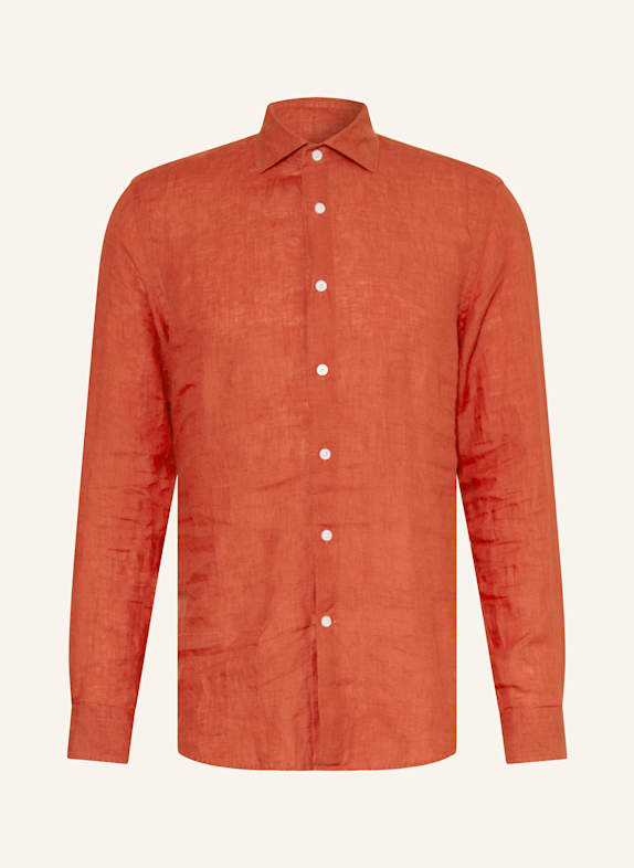 REISS Leinenhemd RUBAN Regular Fit ROT