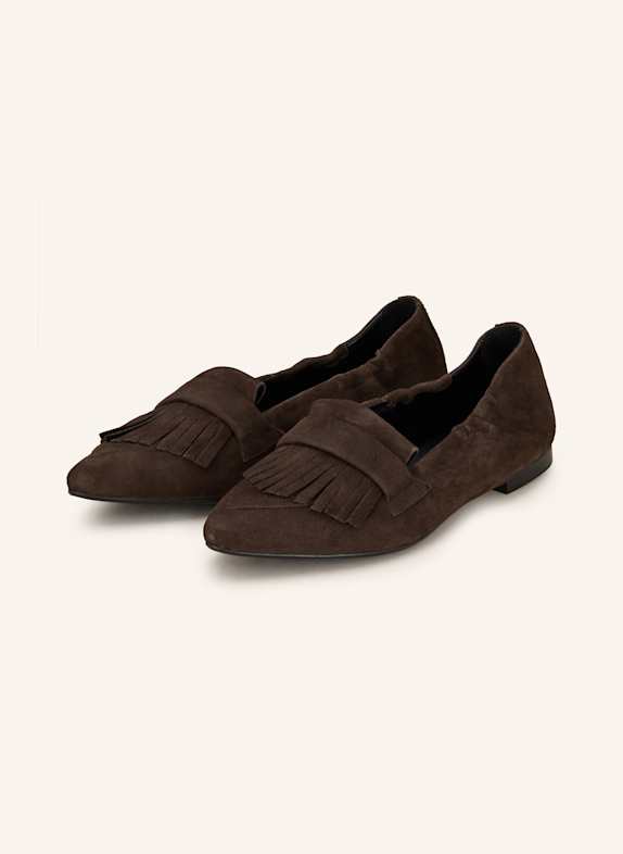 darling harbour Ballet flats DARK BROWN