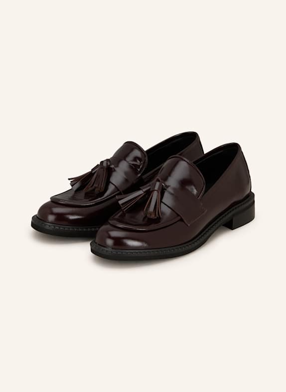 darling harbour Loafers DARK RED