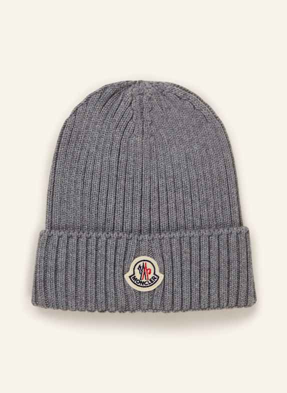 MONCLER enfant Mütze GRAU