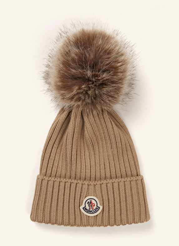 MONCLER enfant Mütze CAMEL