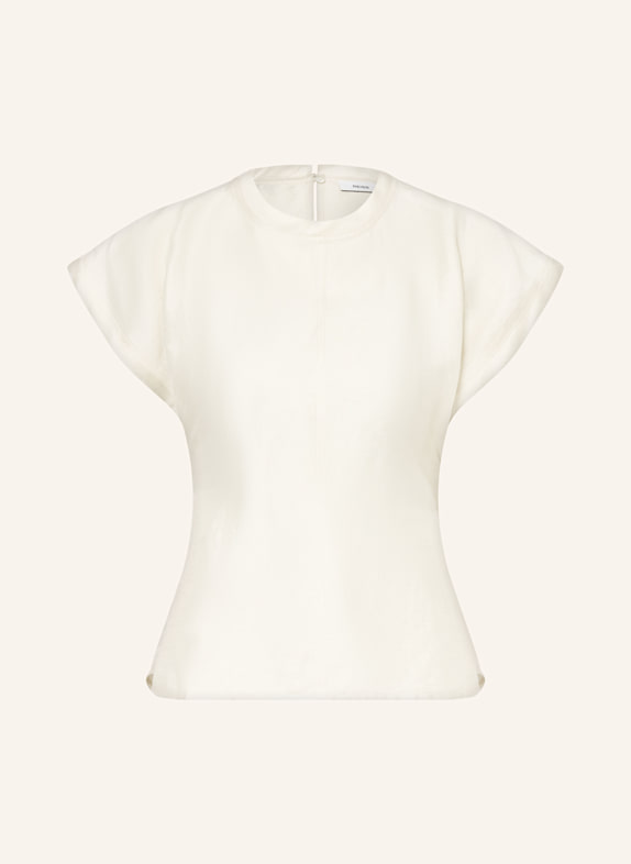 REISS T-Shirt SOLEYA mit Leinen CREME