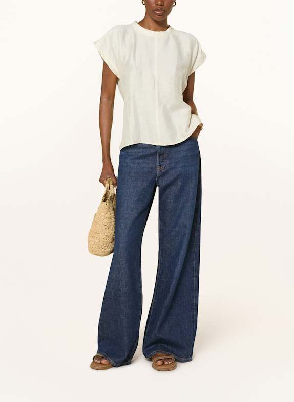 REISS T-shirt SOLEYA avec lin CRÈME