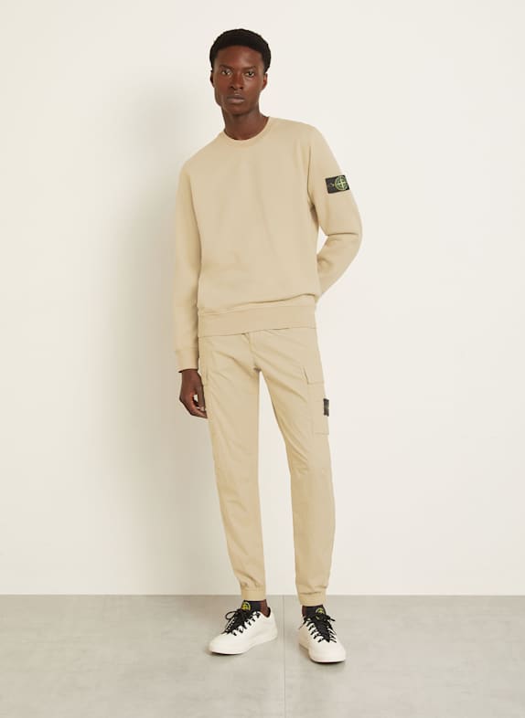 STONE ISLAND sweatshirt BEIGE