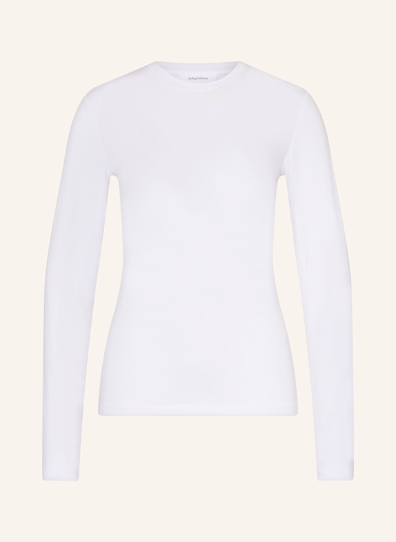 darling harbour Boxy jacket in leather look WEISS WEISS