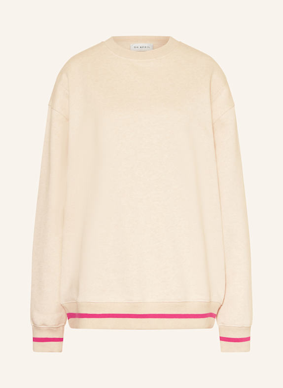 OH APRIL Oversized-Sweatshirt HOT MUM BEIGE