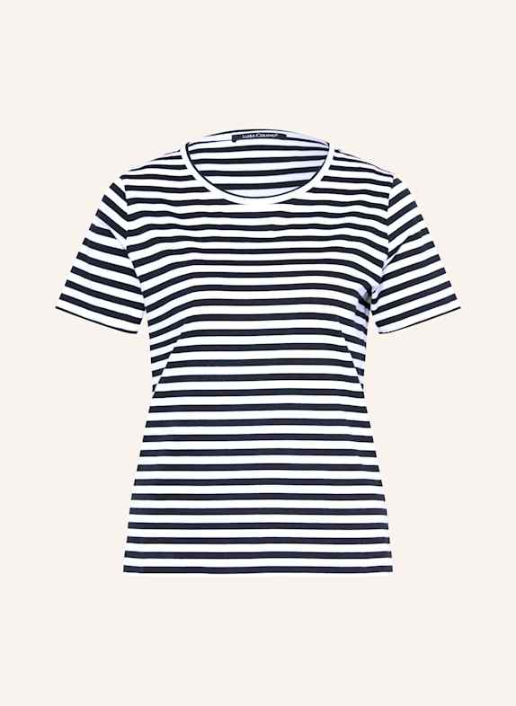 LUISA CERANO T-shirt DARK BLUE/ WHITE