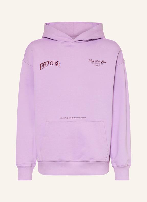 GARCIA Mikina s kapucí SVĚTLE FIALOVÁ
