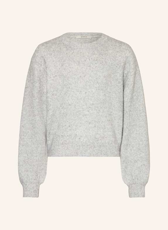 GARCIA Pullover mit Nieten HELLGRAU