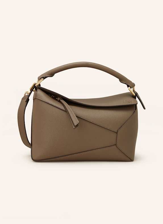 LOEWE Handtasche PUZZLE EDGE SMALL TAUPE