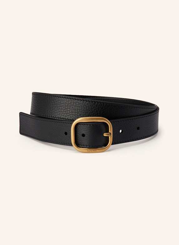 LOEWE Leather belt BLACK