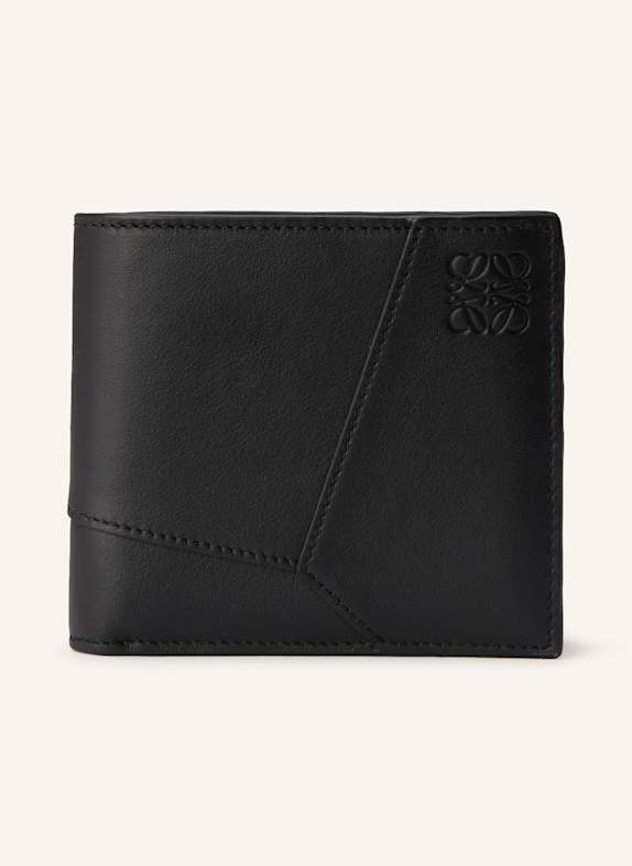 LOEWE Wallet PUZZLE EDGE BLACK