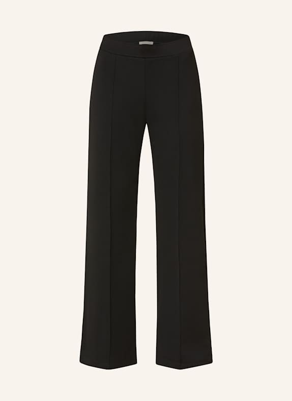 lilienfels Marlenehose aus Jersey SCHWARZ