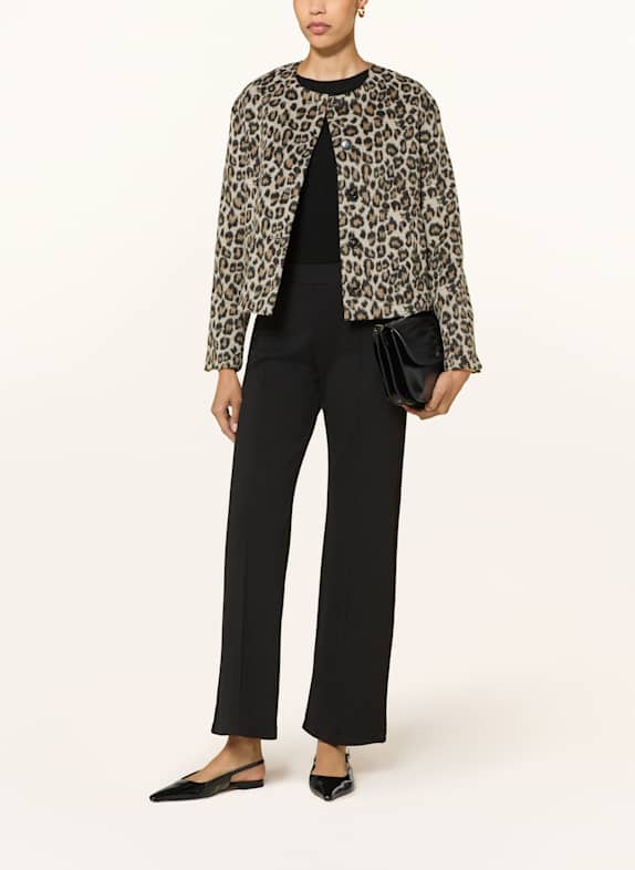 lilienfels Marlene broek van jersey ZWART