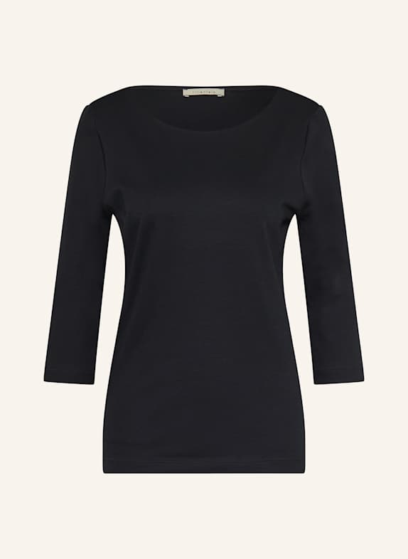 lilienfels Long sleeve shirt with 3/4 sleeves BLACK