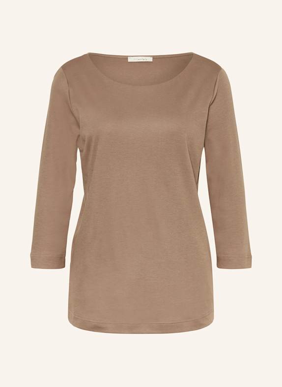 lilienfels Long sleeve shirt with 3/4 sleeves CAMEL