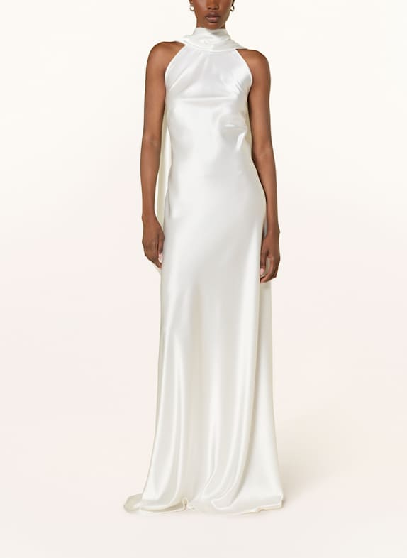 TALBOT RUNHOF Abendkleid aus Satin WEISS