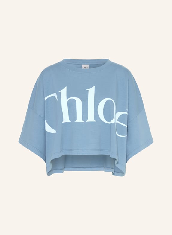 Chloé Cropped-Shirt BLAUGRAU
