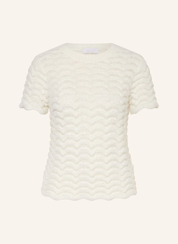 Rich & Royal Strickshirt mit Pailletten ECRU
