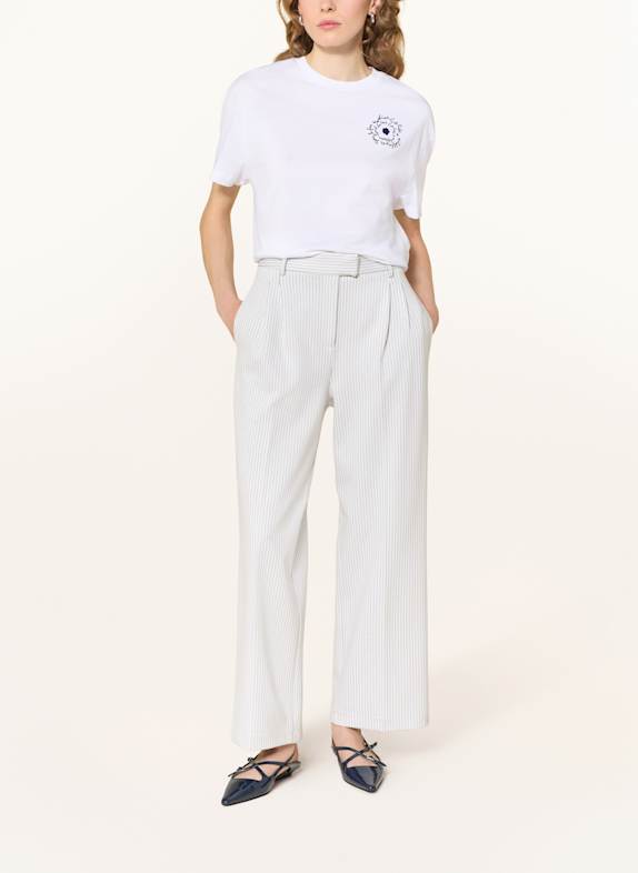 Rich & Royal Jersey chino WIT / GRIJS