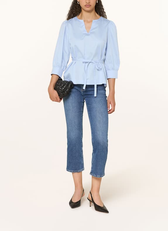 Rich & Royal Blouse met 3/4-mouwen LICHTBLAUW