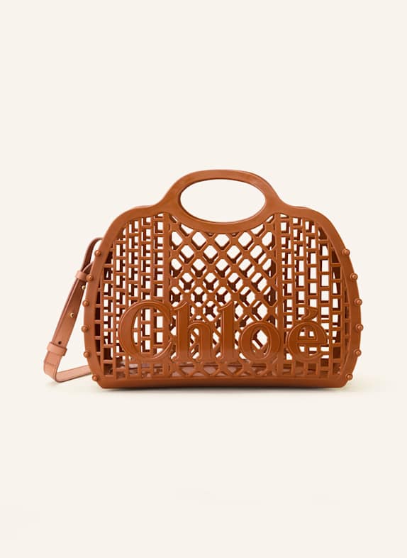 Chloé Handtasche CAGE Wooden Orange