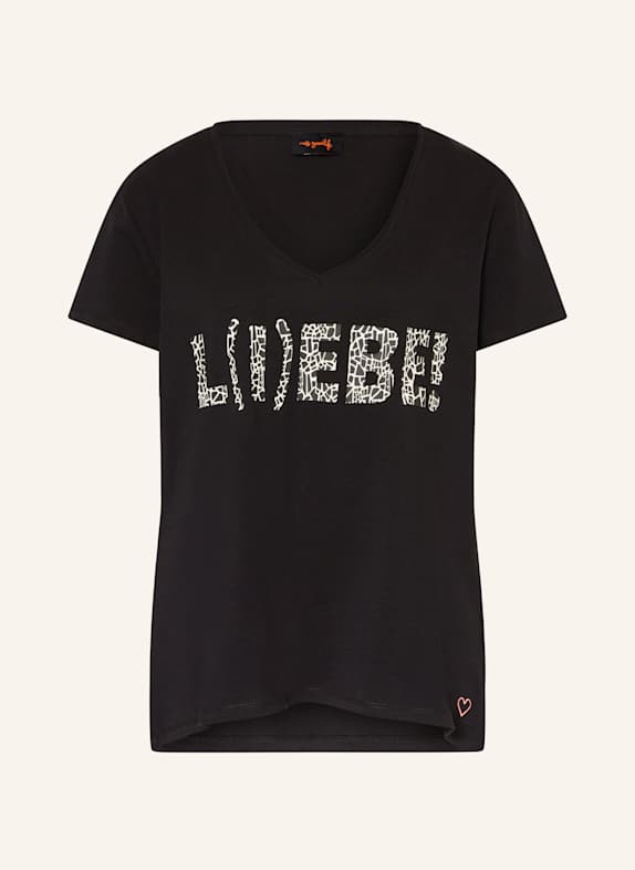 miss goodlife T-Shirt SCHWARZ/ CREME/ NEONPINK