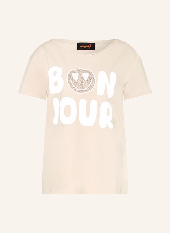 miss goodlife Oversized-Shirt mit Schmucksteinen BEIGE