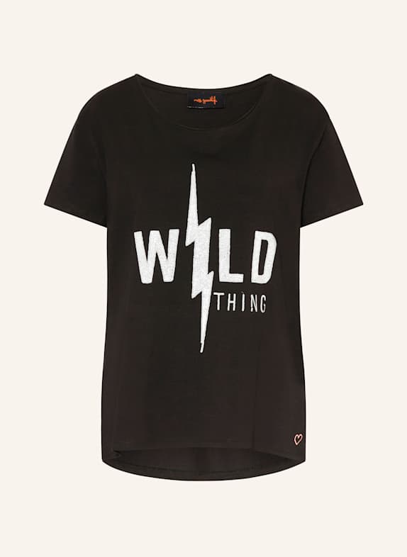 miss goodlife T-Shirt mit Pailletten SCHWARZ