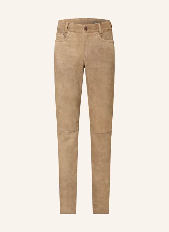 MEINDL Trachten-Lederhose ROMEO Regular Fit HELLBRAUN