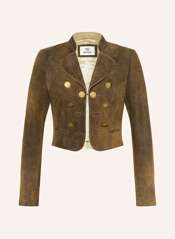 MEINDL Trachten-Lederjacke ANNA-LENA DUNKELBRAUN