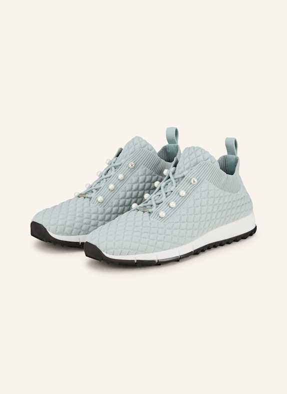 JIMMY CHOO Sneaker VELES mit Perlen MINT