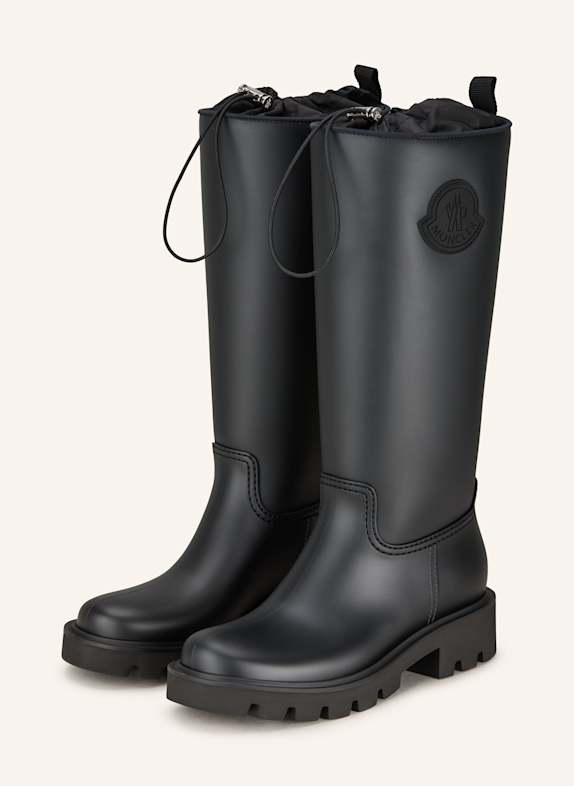 MONCLER Gummistiefel KICKSTREAM SCHWARZ