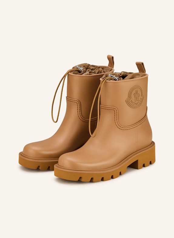 MONCLER Gummistiefel KICKSTREAM CAMEL