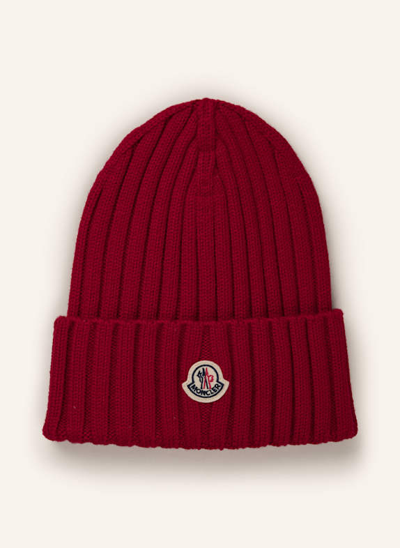 MONCLER Mütze DUNKELROT