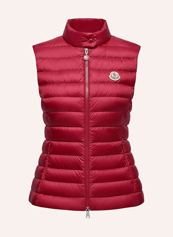 MONCLER Daunenweste IGENS DUNKELROT