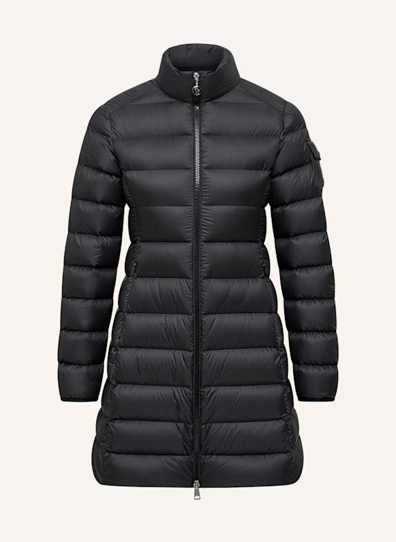 MONCLER Péřový kabát IGESSE ČERNÁ