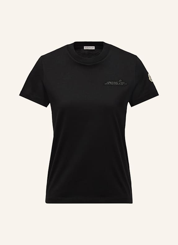 MONCLER Tričko ČERNÁ