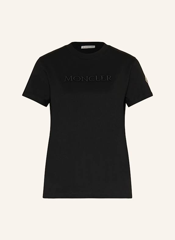 MONCLER Tričko ČERNÁ