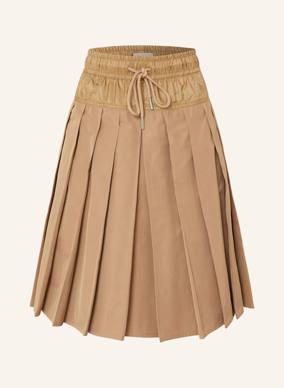MONCLER Skirt in mixed materials BEIGE