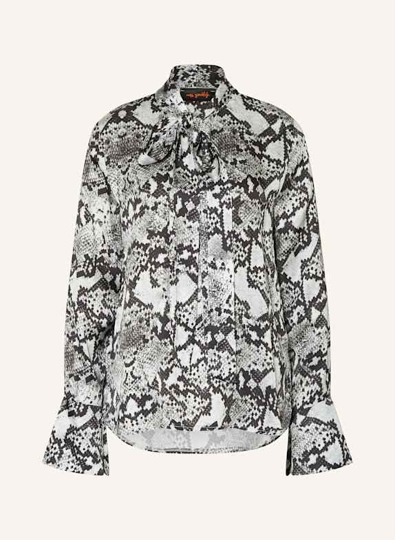 miss goodlife Schluppenbluse SCHWARZ/ WEISS