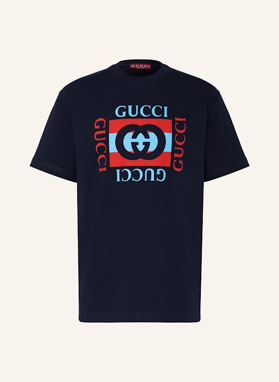 GUCCI T-Shirt 4027 BLUE NAVY/MC