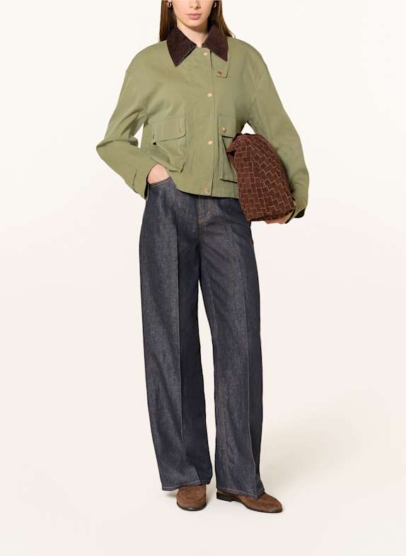 Marc O'Polo Wide Leg Jeans 008 Rinsed cotton linen wash