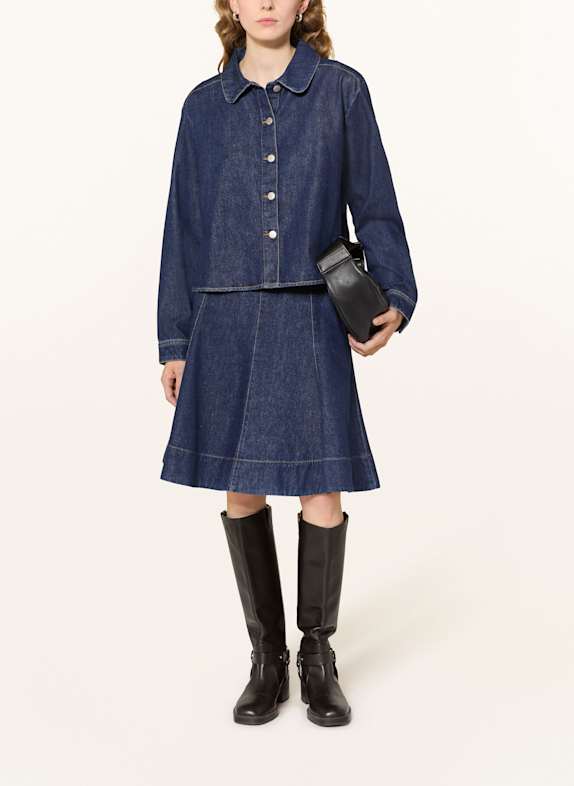 MSCH COPENHAGEN Spódnica jeansowa MSCHADNA ALENA DARK BLUE WASH