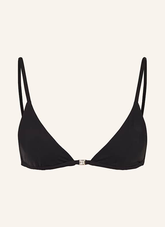 ANINE BING Góra od bikini trójkątnego BELLAMY CZARNY