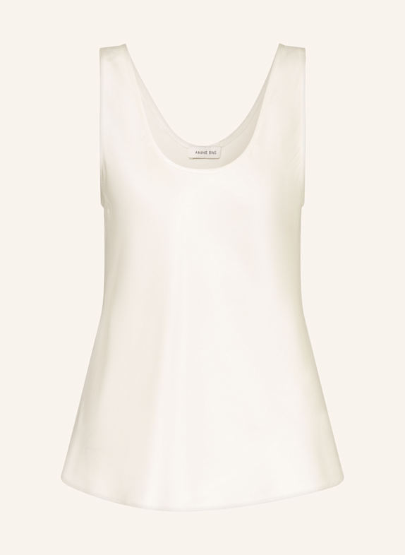 ANINE BING Silk top LEA ECRU