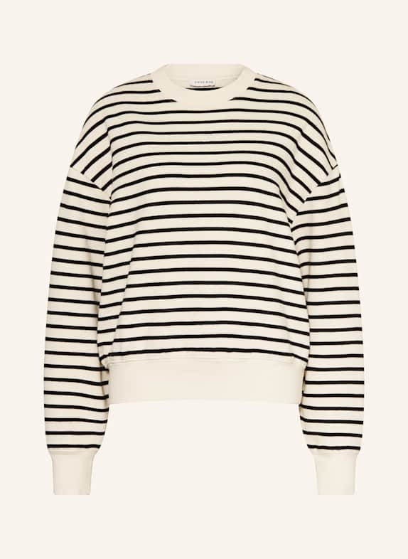 ANINE BING Bluza nierozpinana DEAN ECRU/ CZARNY
