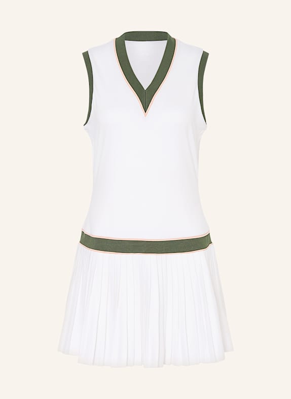 VARLEY Tenniskleid JOURI WEISS/ OLIV/ HELLROSA